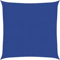 vidaXL Voile d'ombrage 160 g/m² bleu 2x2 m HDPE
