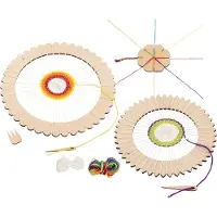 Goki Wooden Loom Round and Braid Boom Craft Set (Métier à tisser en bois)