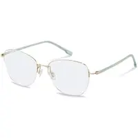 Rodenstock R7141 Square Woman Glasses Vert,Doré 140/53 mm Femme
