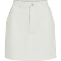 Vila Kaja Jaf Denim Denim Skirt Beige 38 Femme