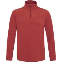 Protest Perfecto Half Zip Fleece Rouge L Homme
