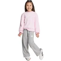 Adidas Survêtement 'Seasonals' gris chiné / rose / blanc