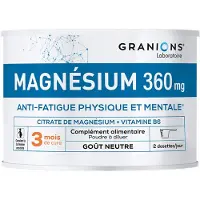 PDM to be maintained GRANIONS Magnésium 360 mg 360 mg Poudre Pour La Préparation D'Une Solution