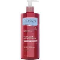 Dexeryl DEXECLEAR Gel moussant anti-imperfections 400ml pour peaux grasse à tendance acnéique. Sans parfum. 400 ml Gel Nettoyant