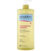 Dexeryl huile de douche apaisante 1l, peaux très sèches ou à tendance atopique, sans savon, sans parfum. Dès la naissance. 1000 ml Huile De Bain