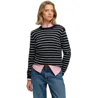 Superdry Femme Pull Léger Essential Navy Taille: 34