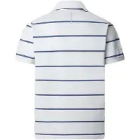 Hackett pour homme. HM5600117 Polo à rayures HS blanc (M), Sport, Coton, Manche courte