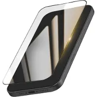 Tactical Bouclier de verre 5D pour iPhone 16 Pro (1 pcs, Apple iPhone 16 Pro), Téléphone portable : film de protection, Transparent, Noir