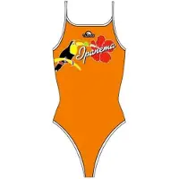 Turbo New Ipannema Swimsuit Orange S Femme