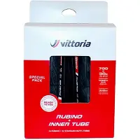 Vittoria Rubino V G2 2 X Tubes 700c X 30 Road Tyre Clair 700C x 30