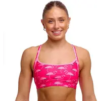 Funkita Fks026 Medium Impact Sports Bra Rose M Femme