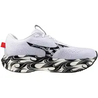 Mizuno Chaussures Wave Rider 30 Blanc Noir AW26 Unisexe, Taille 44,5 - EUR