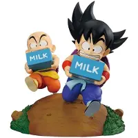 Bandai Figurine Son Goku et Krillin, 12 cm, de la série Dragon Ball Fantastic Adventure 2