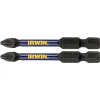 Irwin Tools Embout Impact Pro - IRWIN - PH2 - 57 mm - 2 pièces - Résistant aux impacts