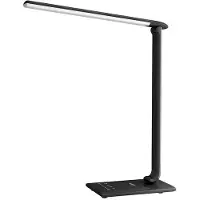 Aukey LT-T10 Schwarze LED-Touch-Schreibtischlampe, 12 W, 3000–6500 K