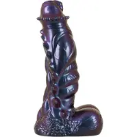 Beasty Cocks Tech-Zilla Bang - godemichet monstre à ventouse (violet)