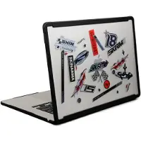 Skinarma case Henko MacBook Air 15" (M3-M2) frost clear (15", Apple), Sac pour notebook, Transparent