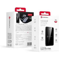 Forcell Powerbank compatible avec MagSafe F-Energy SuperSlim F10K8 QC4.0 PD3.0 15W 10000 mAh noir