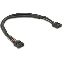 DeLOCK Câble de raccordement USB 2.0 femelle 10 broches vers 10 broches 2,54 mm