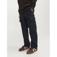 Jack & Jones Kids Junior Pantalon 'JPSTKane JJBarkley' noir / blanc cassé
