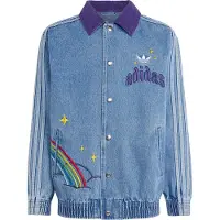 Adidas Originals Veste mi-saison 'CARE BEARS LOOSE COLLEGE' bleu denim / violet foncé / rouge / blanc