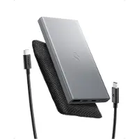 Spigen Essential 10,000mAh 22.5W Portable Charger, gray EA2210 (10000 mAh, 22.50 W), Chargeur de secours, Gris