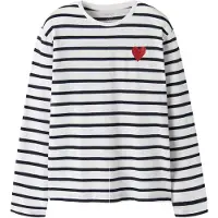 Name it T-Shirt rouge vif / noir / blanc