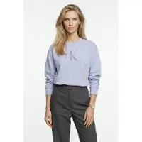 Calvin Klein Jeans Sweat-shirt saphir / violet clair / blanc