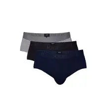JOOP! Slip bleu foncé / gris chiné / noir