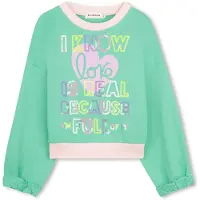 Billieblush U21918 Sweatshirt Vert 8 Years Fille