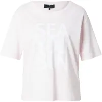 Monari T-shirt rose pastel / blanc