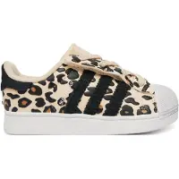 Adidas Baskets 'SUPERSTAR II' beige / noir