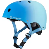 Wozinsky Casque BMX/trottinette taille M 54-58 cm léger avec aération bleu