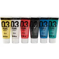 A-Color - Peinture acrylique - Métallique - (6 x 20 ml) (20 ml)