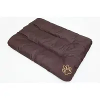 HOBBYDOG Coussin pour chien Matelas pour chien Lit pour chien Lit pour animal Coussin pour chien Lit pour chat - Eco - 115 x 80 cm [Taille : XXL] - Marron
