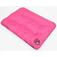 HOBBYDOG Coussin pour chien Matelas pour chien Lit pour chien Lit pour animal Coussin pour chien Lit pour chat - Eco - 90 x 60 cm [Taille : L] - Rose