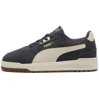 Puma Baskets basses 'Shuffle Downtown' or / gris foncé / blanc