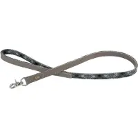 Barry King Smycz skórzana, 20 mm / 100 cm, siwy/kratka (Chien)
