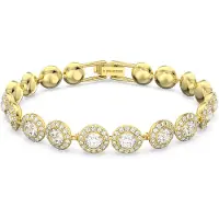 Swarovski Bracelet 'Una' or / transparent