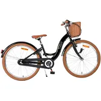 Volare Vélo pour enfant Ashley - Fille - 24 pouces - Noir - Nexus 3