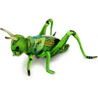 Hansa Toy 6879 Sauterelle verte 27 cm Doudou Peluche