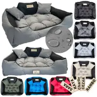 AIO Factory Grand lit pour chien et chat 145 x 115 gris foncé - Kingdog