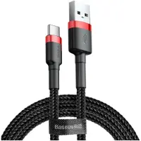 Baseus Cafule Câble USB-C 2A 2m (Rouge+Noir)
