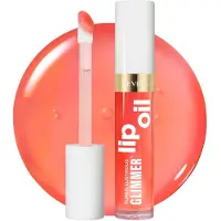Revlon Gloss à Lèvres Brillant Teinte Miss Coral (002) Super Lustrous Glimmer Lip Oil le gloss