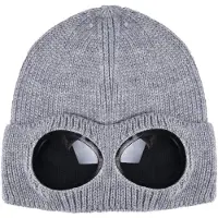 INF Bonnet tricoté avec lunettes Grey