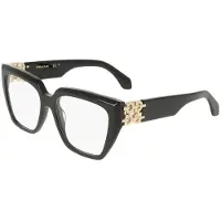 Salvatore Ferragamo Lunettes de Vue Ferragamo SF3041E 53/16/140 Black Rec acetate-renew WOMAN SF3041E
