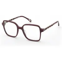 Zadig & Voltaire Lunettes de Vue - - VZV485 - Rouge cerise brillant - Acétate - Femme