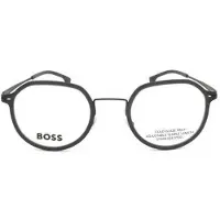 HUGO BOSS Lunettes de Vue BOSS 1428 51/23/150 Matte black grey Stainless steel MAN BOSS 1428