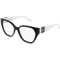 Karl Lagerfeld Lunettes de Vue KL6053 N 54/16/140 Black/white Zyl WOMAN KL6053 N