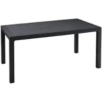 Keter Table Melody graphite 160x94 cm 309545